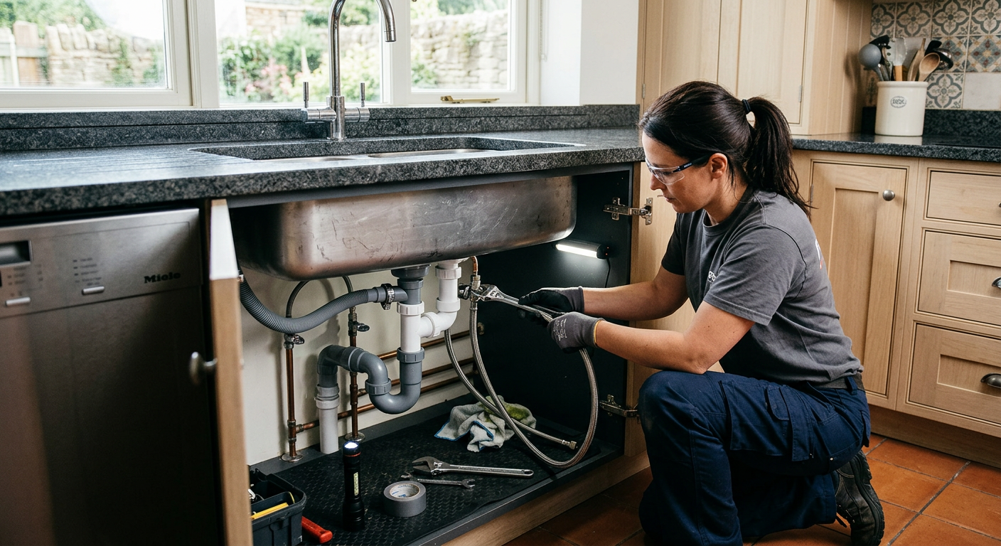 Installation plomberie cuisine Enghien