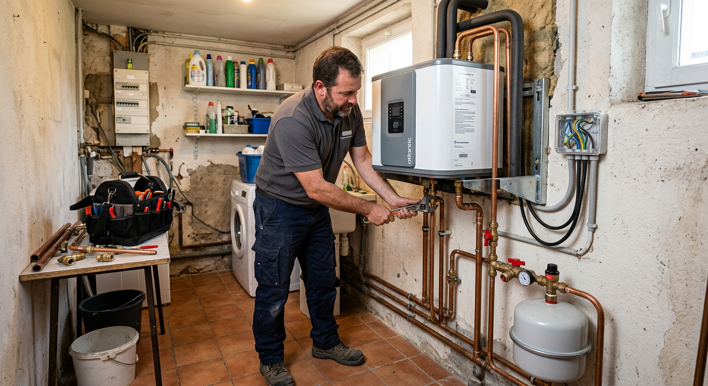 Pose chauffe-eau plombier Enghien-les-Bains