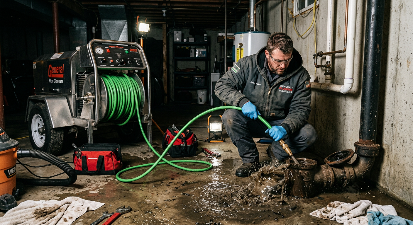 Canalisation bouchée débouchage urgence Enghien 95